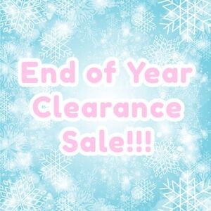 End of Year Clearance Sale Poster
